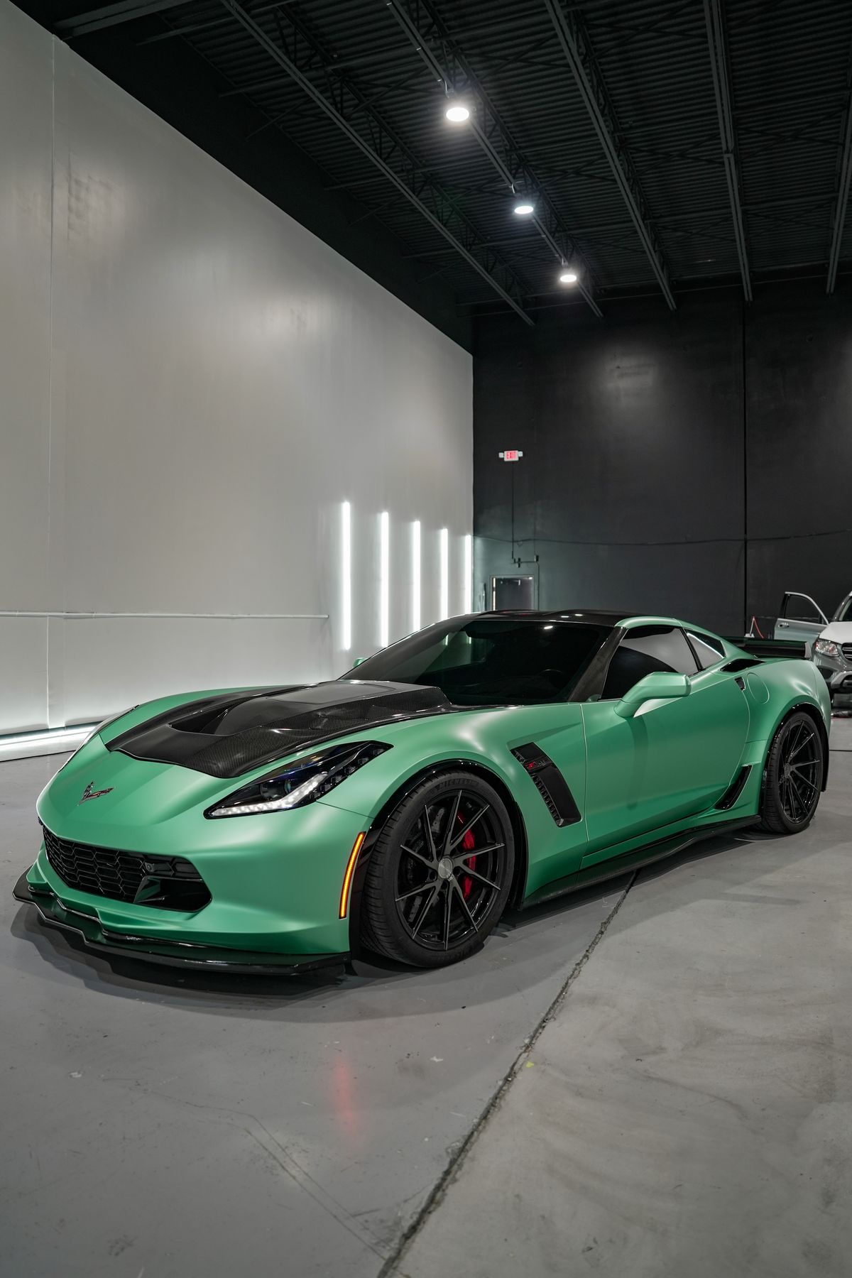 KPMF Satin Spearmint · Corvette Z06 — Ballers Automotive